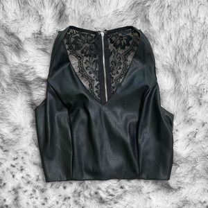 Bebe black crop